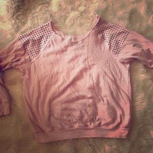 Victoria Secret PINK off the shoulder sweatshirt